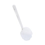 Boardwalk Toilet Brushes, 12 in L Handle, White, Plastic, 12 in L Overall BWK00160EA